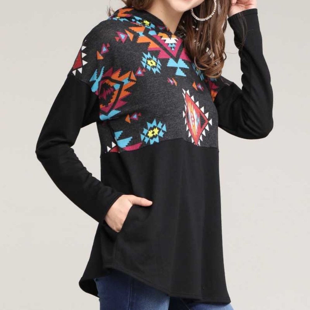 Aztec Hoodie western